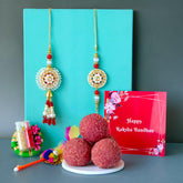 Bandhan Bhai-Bhabhi Rakhi Hamper 8 available online at SweeDesi